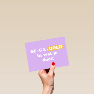 nieuwe baan kaart gi ga goed