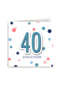 verjaardag kaart stijlvol leeftijd 40