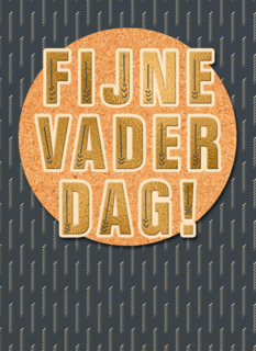 vaderdag kaart klassiek patroon fijne vaderdag
