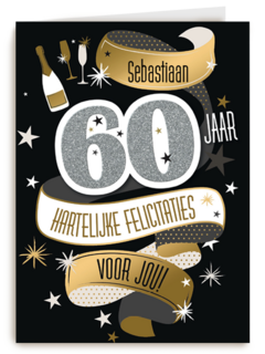 leeftijd zestig gefeliciteerd hartelijk