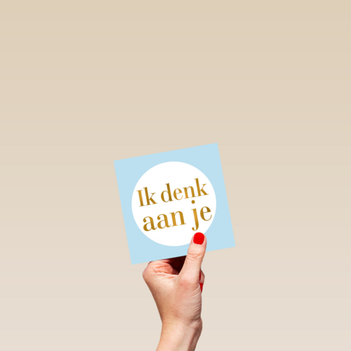 ik denk aan je gouden letters