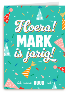 Verjaardagskaart tweeling grappig