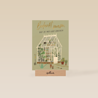 Moederdag bedankt voor de groei