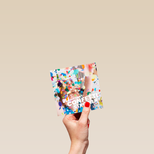 verjaardagskaart jij mag met confetti strooien