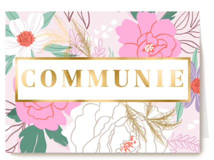 Botanische kaart communie