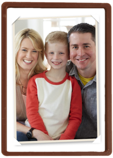 fotokaart staand enkel witte rand