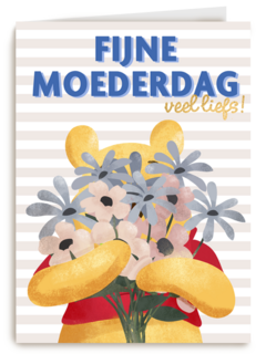 Moederdag kaart Winnie de Poeh