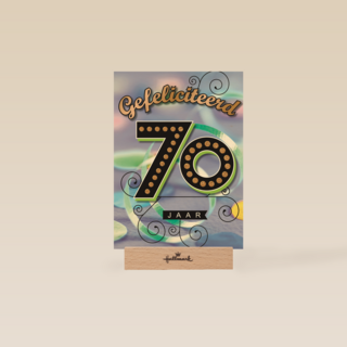 leeftijd zeventig gefeliciteerd