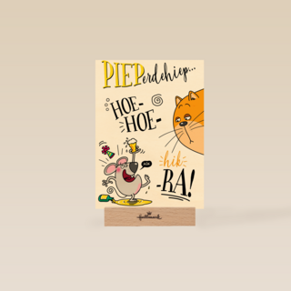 verjaardagskaart pieperdehiep hoera