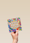 confetti cirkel gefeliciteerd
