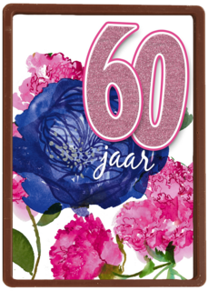 deze bloemen zijn voor je 60ste verjaardag