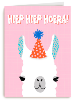 hiep hiep feestalpaca hoera