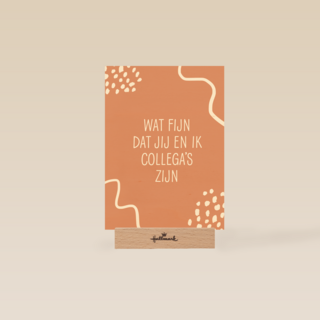 Bedankt kaart thuiswerken wat fijn dat jij en ik collegas zijn