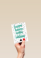 Verjaardagskaart happy birthday quote taart