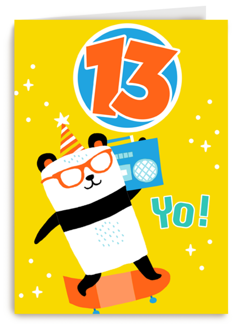 Panda met Boombox 13 jaar