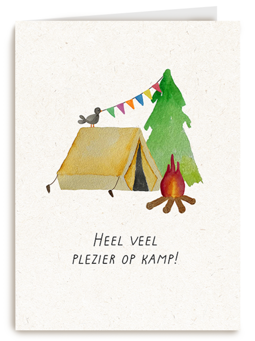 Kampvuur tent Op Kamp