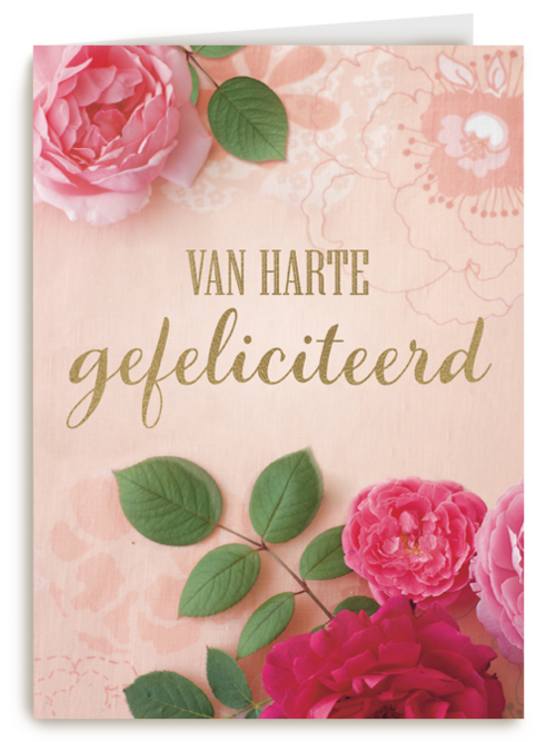 roze rozen kaart