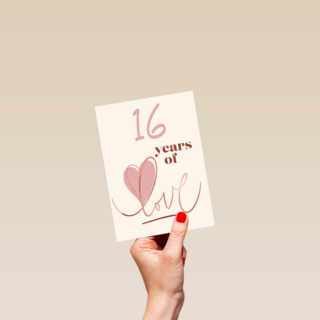 Love Story years of love pink