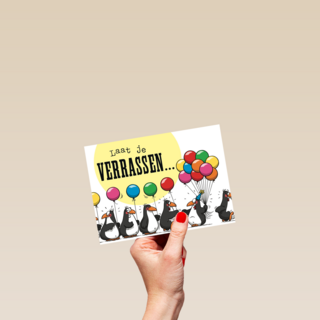 funny mail laat je verrassen ballonnen