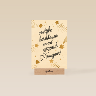 Kerstkaart Hip Vrolijke Kerstdagen en en een gezond nieuw jaar