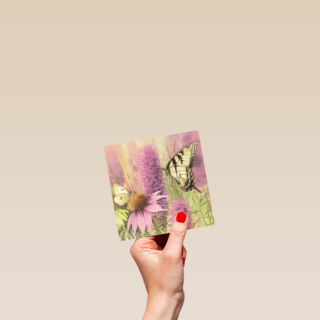 bloemen en vlinders