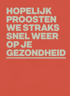 beterschap kaart proosten op je gezondheid