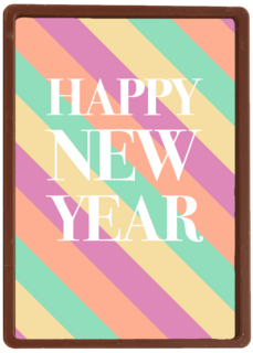 Nieuwjaar kaart happy new year