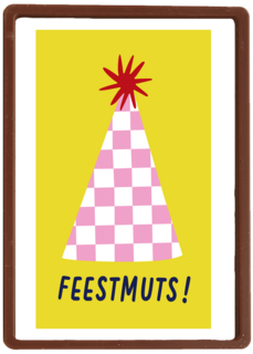 Verjaardagskaart Feestmuts