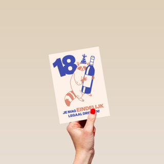 18 je mag eindelijk legaal drinken