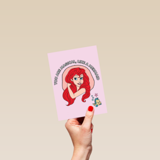 disney prinses kaart you are magical like a mermaid ariel