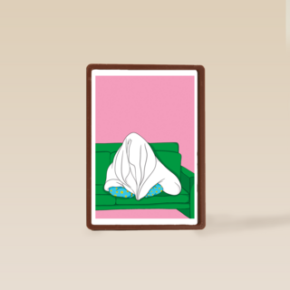 Dekentje op de bank winterdip