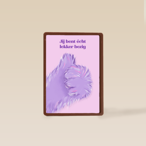 Jij bent echt lekker bezig Fluffy Hand