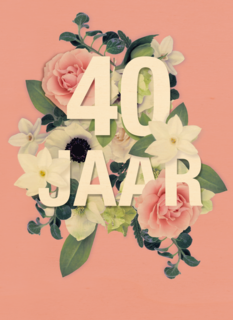 boeket voor veertig jaar