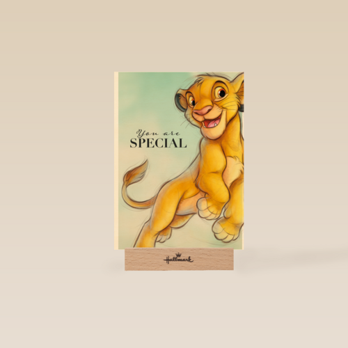 Simba verjaardagskaart you are special