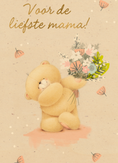 moederdag kaart forever friends voor de liefste mama