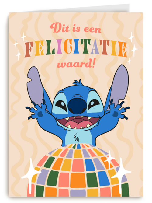Felicitatie Disney Stitch