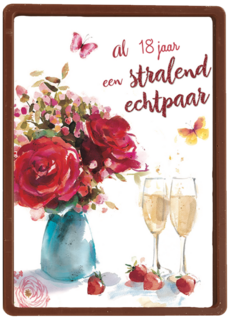 huwelijksjubileum al zoveel jaar een stralend echtpaar