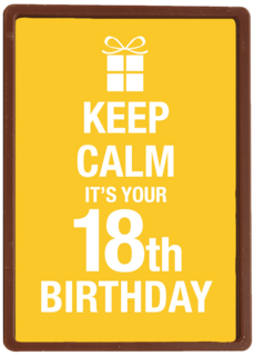 Keep calm its your 18th birthday