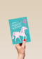 Verjaardagskaart unicorn met leeftijd