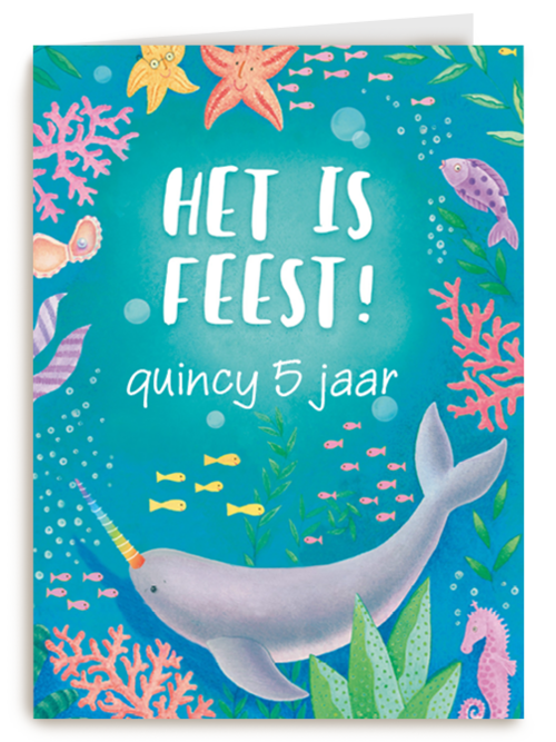 het is feest met deze narwal