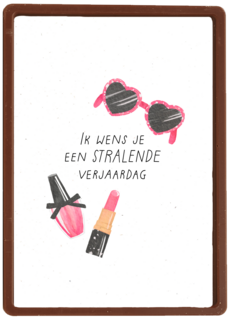 Verjaardagskaart een stralende verjaardag