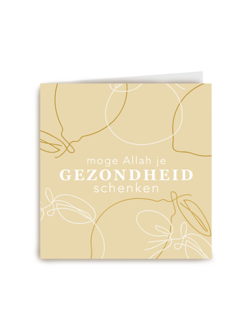 Beterschapskaart Arabisch gezondheid