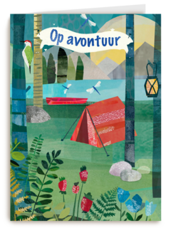 Op kamp kaart op avontuur Op kamp kaart op avontuur