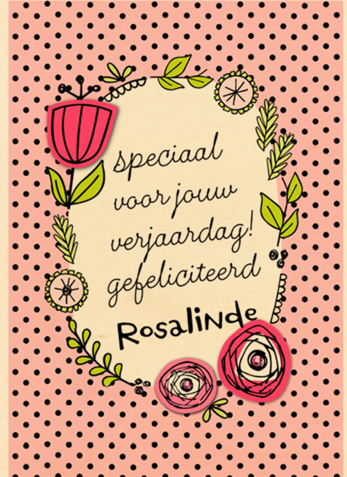 Verjaardagskaart tiener meisje Speciaal voor jouw verjaardag