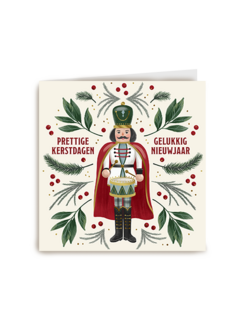 Prettige Kerstdagen Gelukkig Nieuwjaar Notenkraker