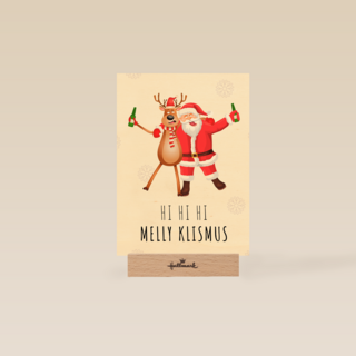 hi hi hi melly klismus met de kerstman