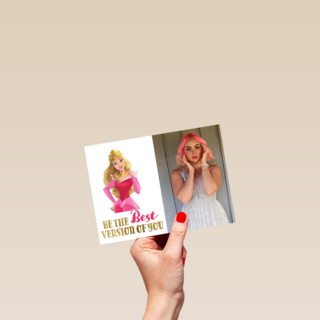 Prinsessenkaart Disney Be the best version of you