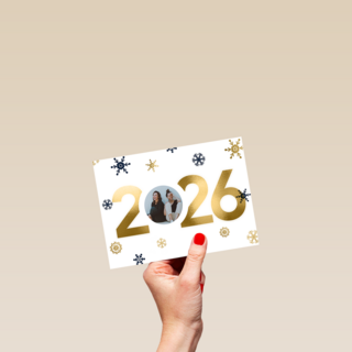 Nieuwjaar 2026 fotokaart gouda