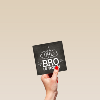 a little bro is born