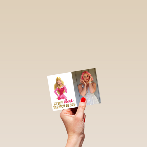 Prinsessenkaart Disney Be the best version of you